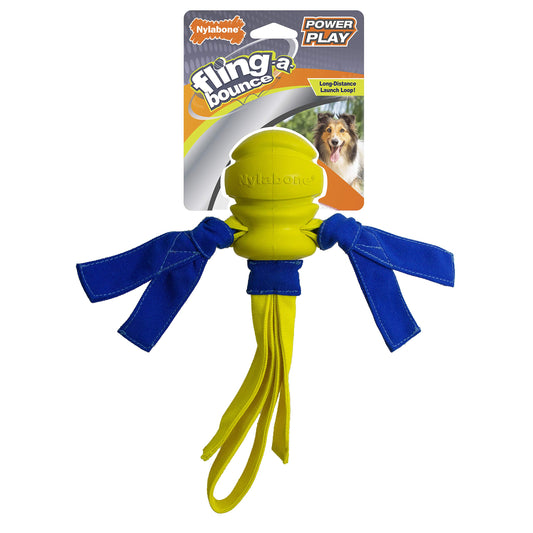 Nylabone Power Play Dog Fetch Toys Fling-a-Bounce Medium (1 Count)